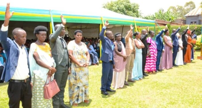 90 Couples from Gatsibo legally married, urged to be role models