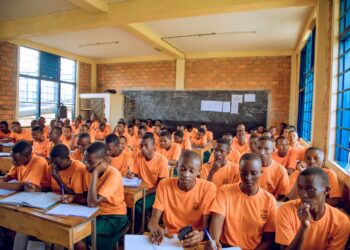 Ministry of Education show that 35% of all Rwandans are currently seated at schools