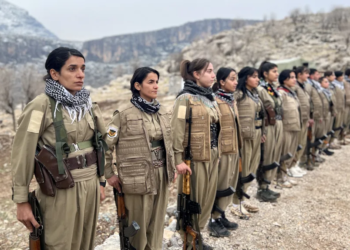Kurdish Fighters Train Near Iran’s Border