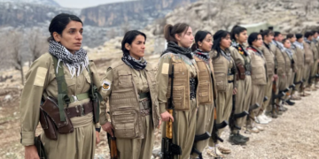 Kurdish Fighters Train Near Iran’s Border