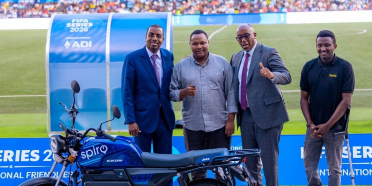 Patrick Intwari Wins Spiro Motorcycle at FIFA Series 2026 in Kigali