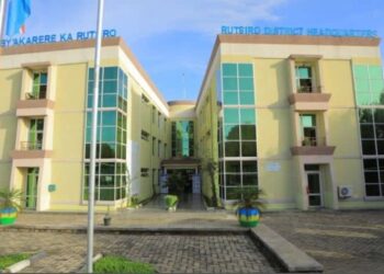 Rutsiro District employees Muhire Eliezer and Mujawimana Anathalie returned to their job