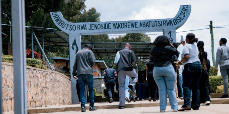 AUCA Students Visit Bisesero Genocide Memorial