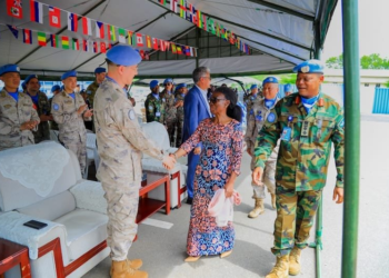 Rwandan Peacekeepers Welcome New UNMISS Head in South Sudan