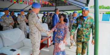 Rwandan Peacekeepers Welcome New UNMISS Head in South Sudan
