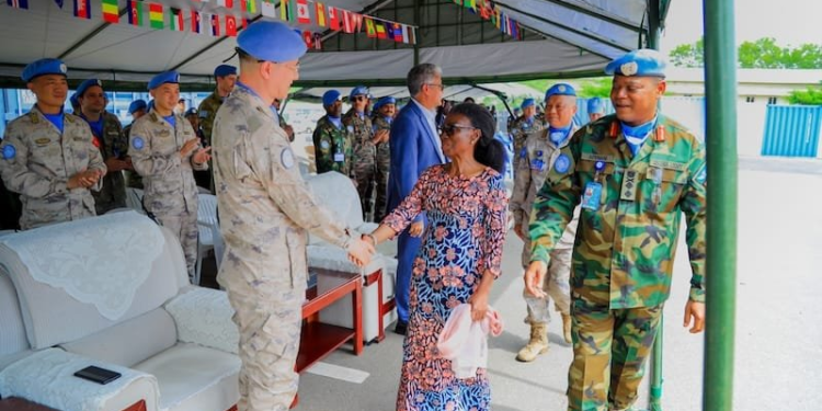 Rwandan Peacekeepers Welcome New UNMISS Head in South Sudan