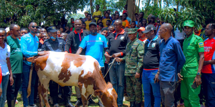 Ngoma: Youth Donate a Cow to a Hero of the Struggle to Stop the 1994 Genocide Against the Tutsi