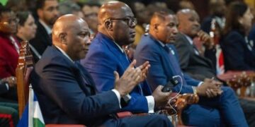 Ambassador Olivier Nduhungirehe representing Rwanda at the Africa-France Summit 2026 in Nairobi.