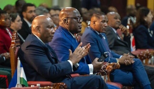 Ambassador Olivier Nduhungirehe representing Rwanda at the Africa-France Summit 2026 in Nairobi.