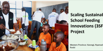 Official launch of the 3SFI project to improve school nutrition in Rwanda using high-iron biofortified beans.