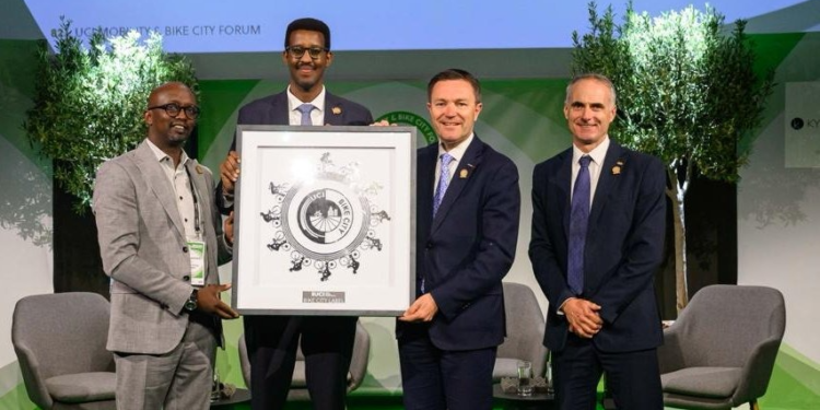 Kigali Makes History as First African City to Receive UCI Bike City Label Award
