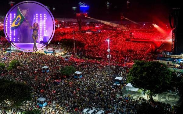 Biggest Concerts in History as Shakira Draws Over Two Million Fans
