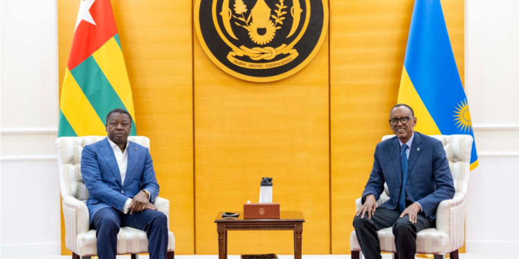 President Paul Kagame arrives in Lomé, Togo, to attend the African Air Transport Convention and Expo.