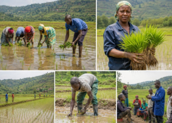 Gisagara: Rice Planting Season in Gikonko Valley Starts with Optimism