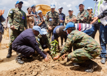 [Pictorial] – Rwandan Peacekeepers Join Umuganda in South Sudan