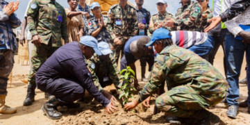 [Pictorial] – Rwandan Peacekeepers Join Umuganda in South Sudan