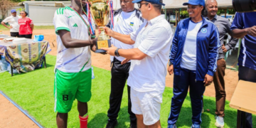 Rwandan Peacekeepers Win Trophy in South Sudan