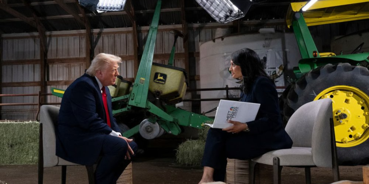 Trump Walks Out of NBC Interview After Heated Exchange with Kristen Welker
