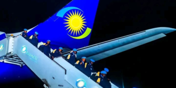 Rwanda National Police Welcome Home 210 Peacekeepers After UN Mission in Central African Republic