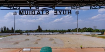 Huye Stadium Renovation Nears Completion as New Artificial Turf Project Reaches 80%