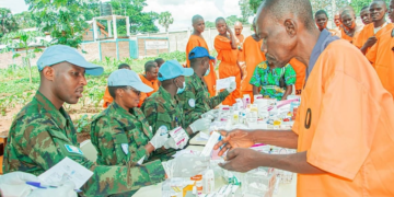 Rwandan Peacekeepers Provide Free Medical Care to Prisoners in CAR