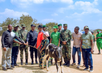 Nyagatare-Liberation32: Byuma Faustin Receives a Cow as a Symbol of Unity and Reconciliation