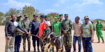 Nyagatare-Liberation32: Byuma Faustin Receives a Cow as a Symbol of Unity and Reconciliation