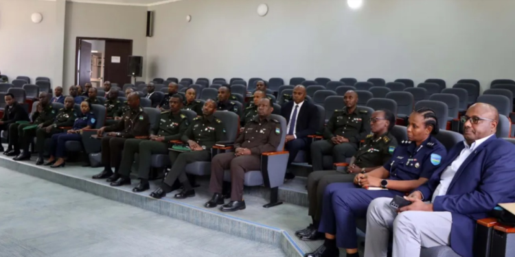 26 staff including members of Rwanda’s National Intelligence and Security Service have completed four weeks of training.