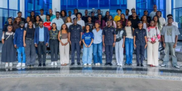 Rwandan Diaspora Youth Visit Rwanda National Police to Learn About Its Transformation