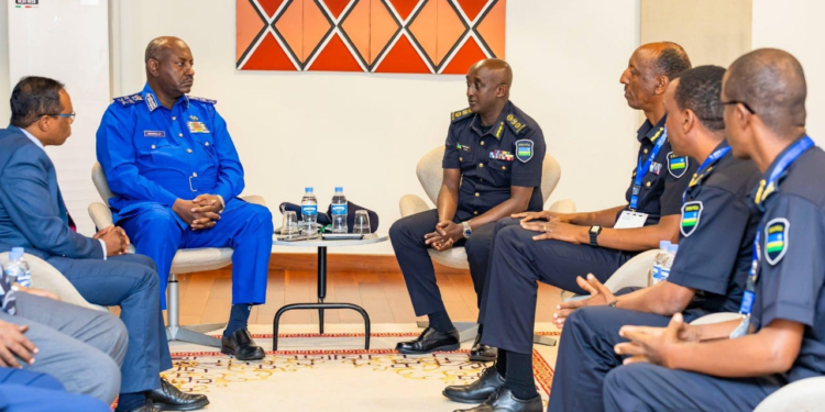 After ISCA, IGP Felix Namuhoranye holds talks with senior Police leaders of Sudan and Seychelles