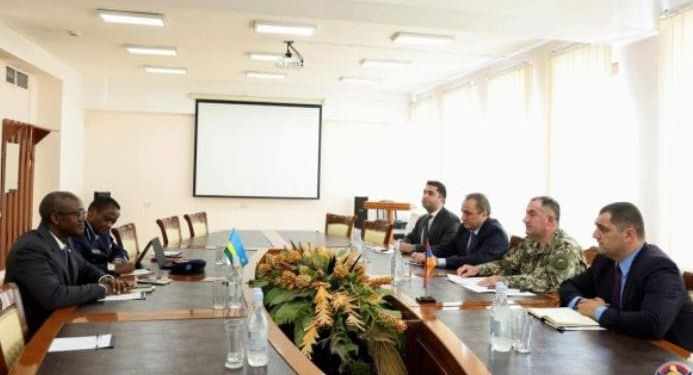 Rwanda and Armenia Hold Talks on Expanding Military Cooperation