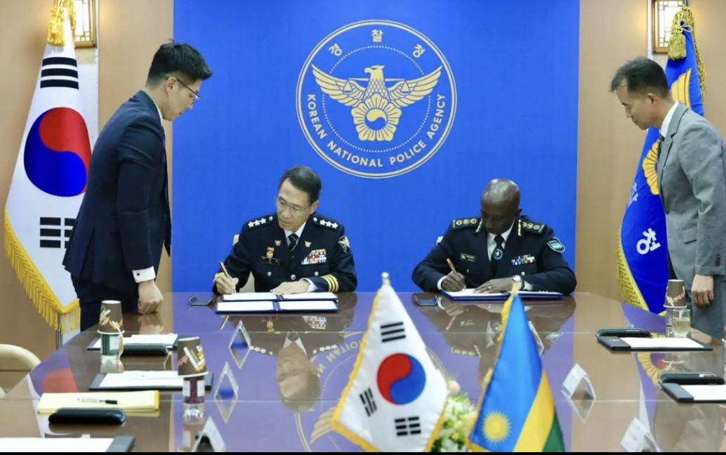 Rwanda and South Korea Police Sign New Agreement to Strengthen Fight Against Cross Border Crime