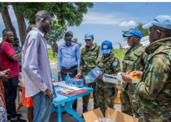 Rwandan troops in South Sudan provide free medical care to civilians