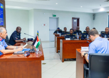 Rwanda National Police received the Director of Public Security in the Kingdom of Jordan