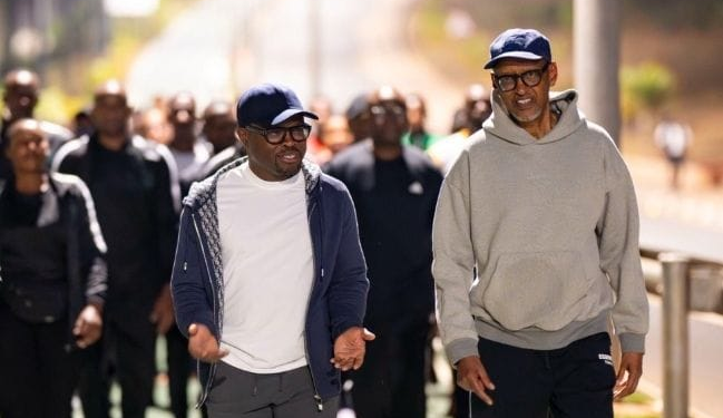 President Kagame and Benin’s Wadagni Take a Walk in Kigali