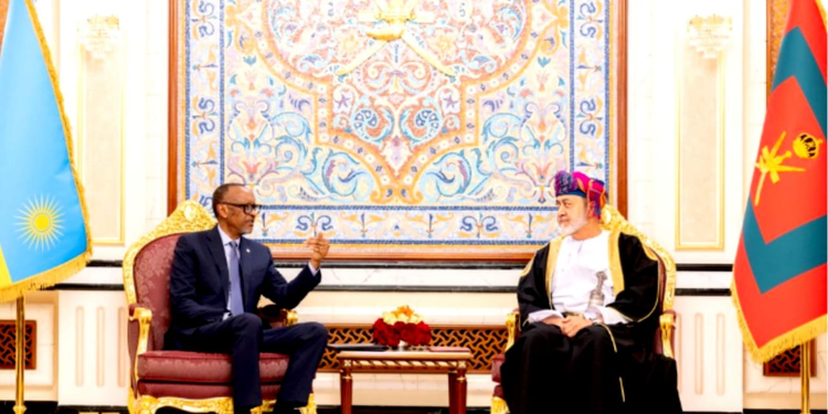 President Kagame Holds Talks with Oman’s Sultan Haitham bin Tariq