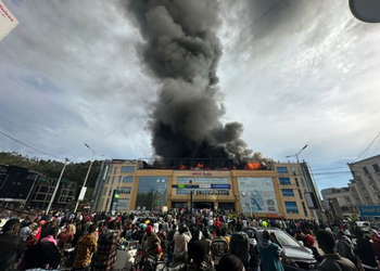 Fire Breaks Out at Goico Market in Musanze