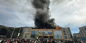Fire Breaks Out at Goico Market in Musanze