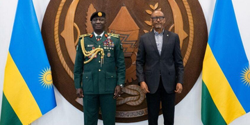 President Kagame receives Nigeria’s Chief of Army Staff