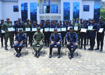 24 Police Officers and Four Soldiers Complete Water Safety Training