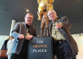 The Orange Plague: Giant Nude Trump Sculpture Unveiled at European Parliament
